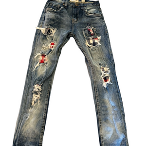 Stylish Kids Blue Distressed Jeans